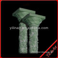 Green Carved Pillar Sculpture Stone YL-L085